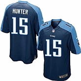 Nike Men & Women & Youth Titans #15 Hunter Navy Blue Team Color Game Jersey,baseball caps,new era cap wholesale,wholesale hats